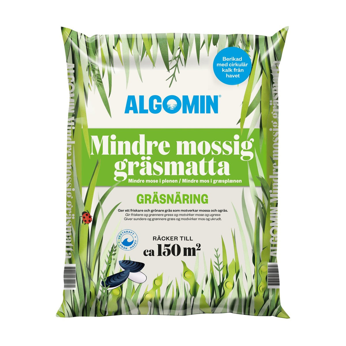 Algomin Mindre Mossig Gräsmatta 6,5 kg