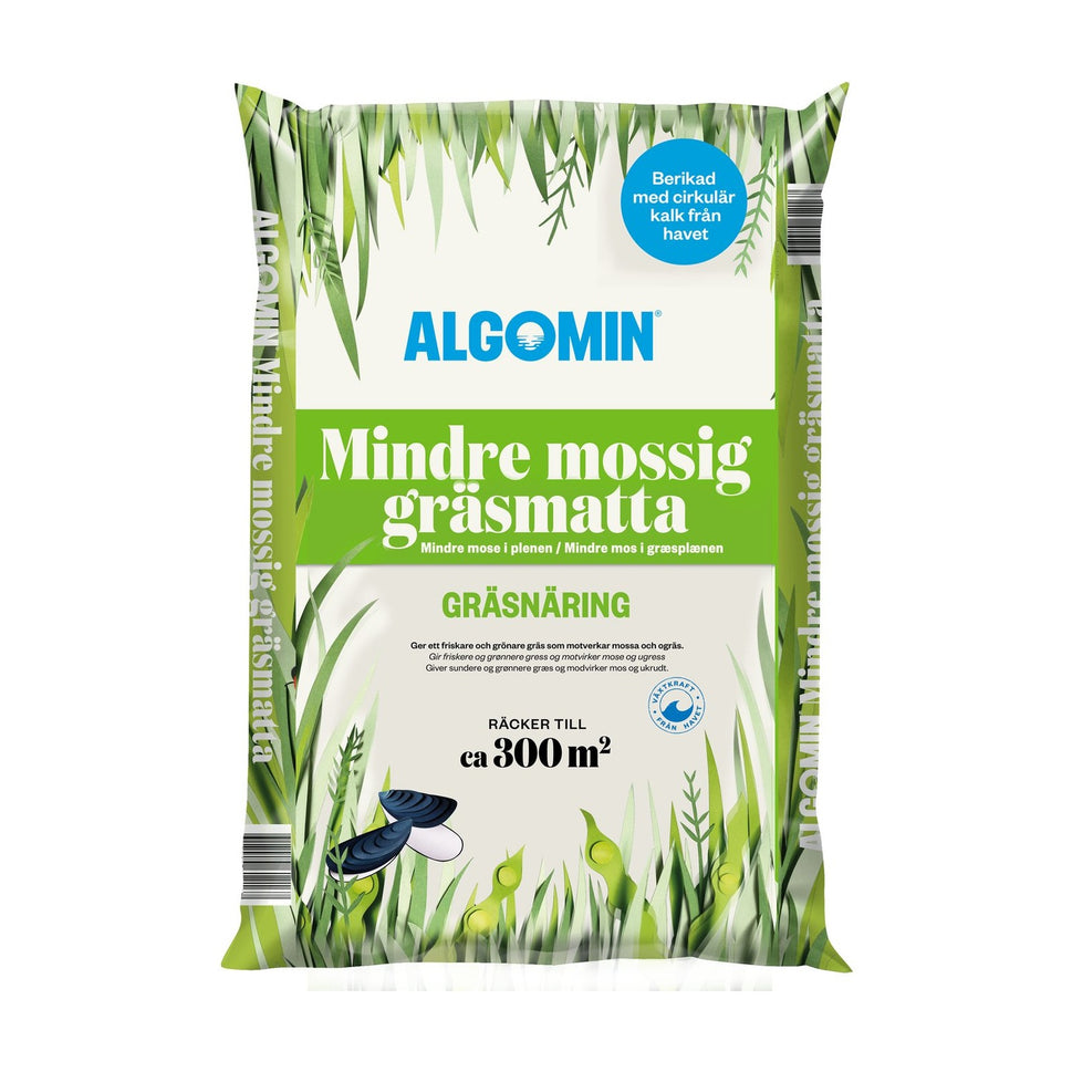 Algomin Mindre Mossig Gräsmatta 13 kg