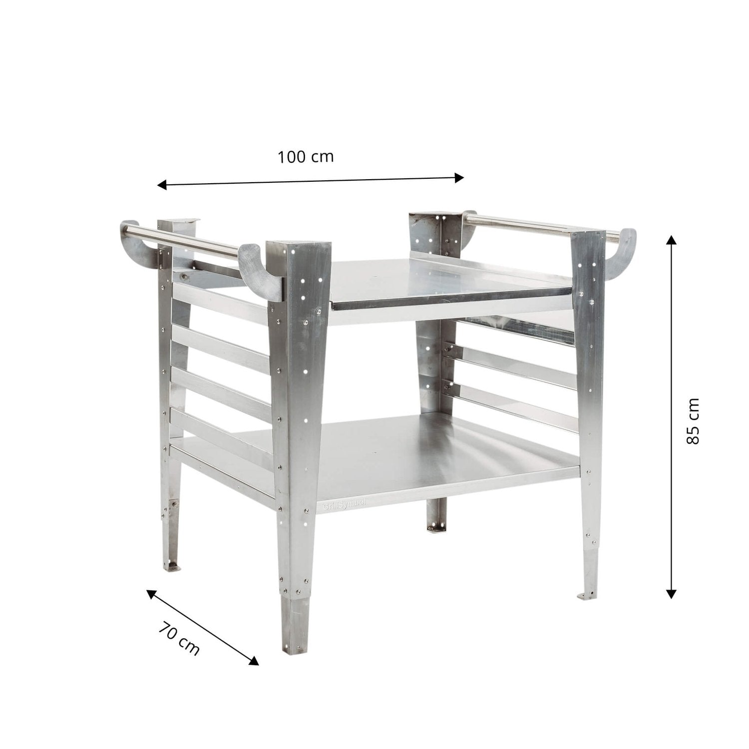 Pizzaugn bord Baso-inox