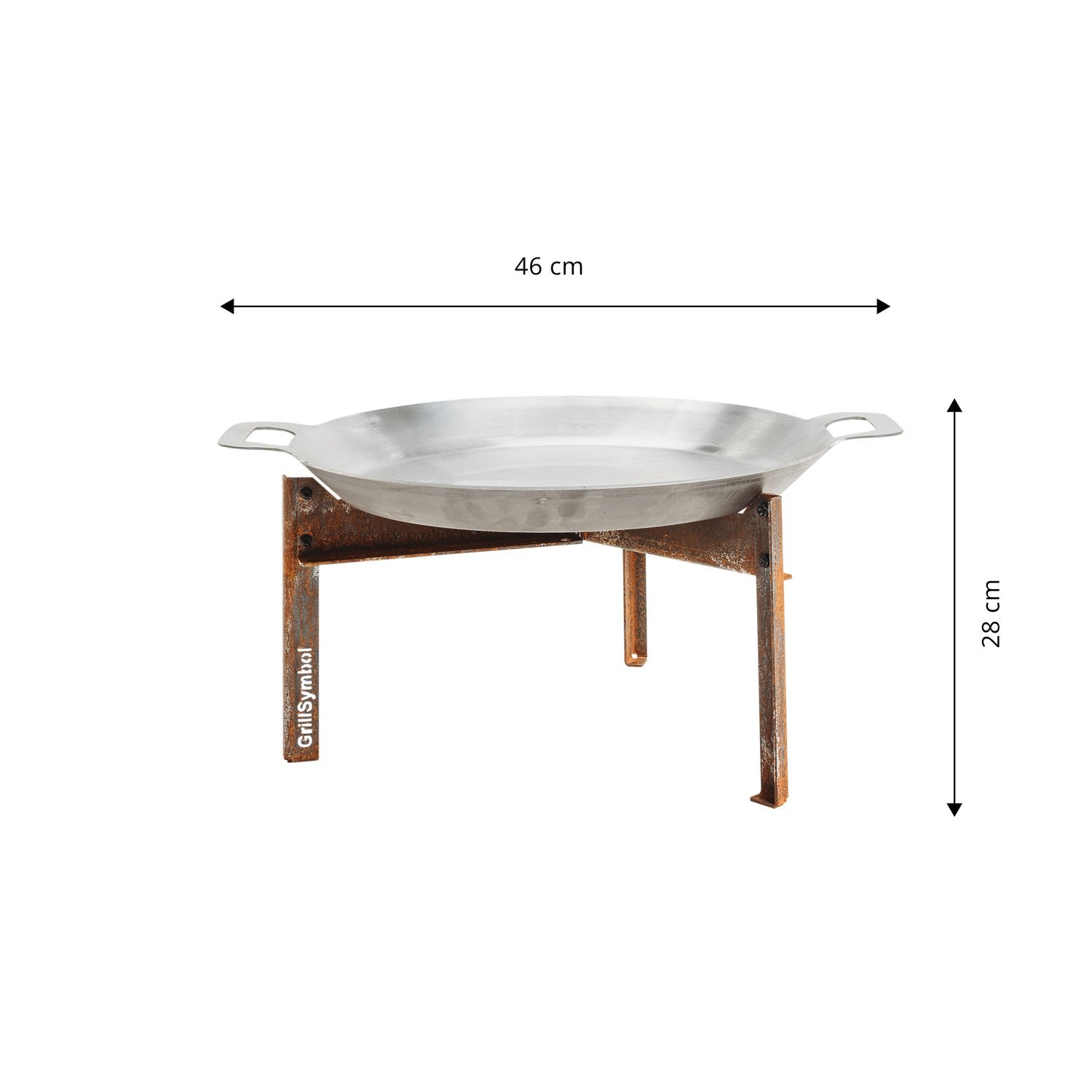 Utomhus stekhäll med ben Stark set, ø 46 cm