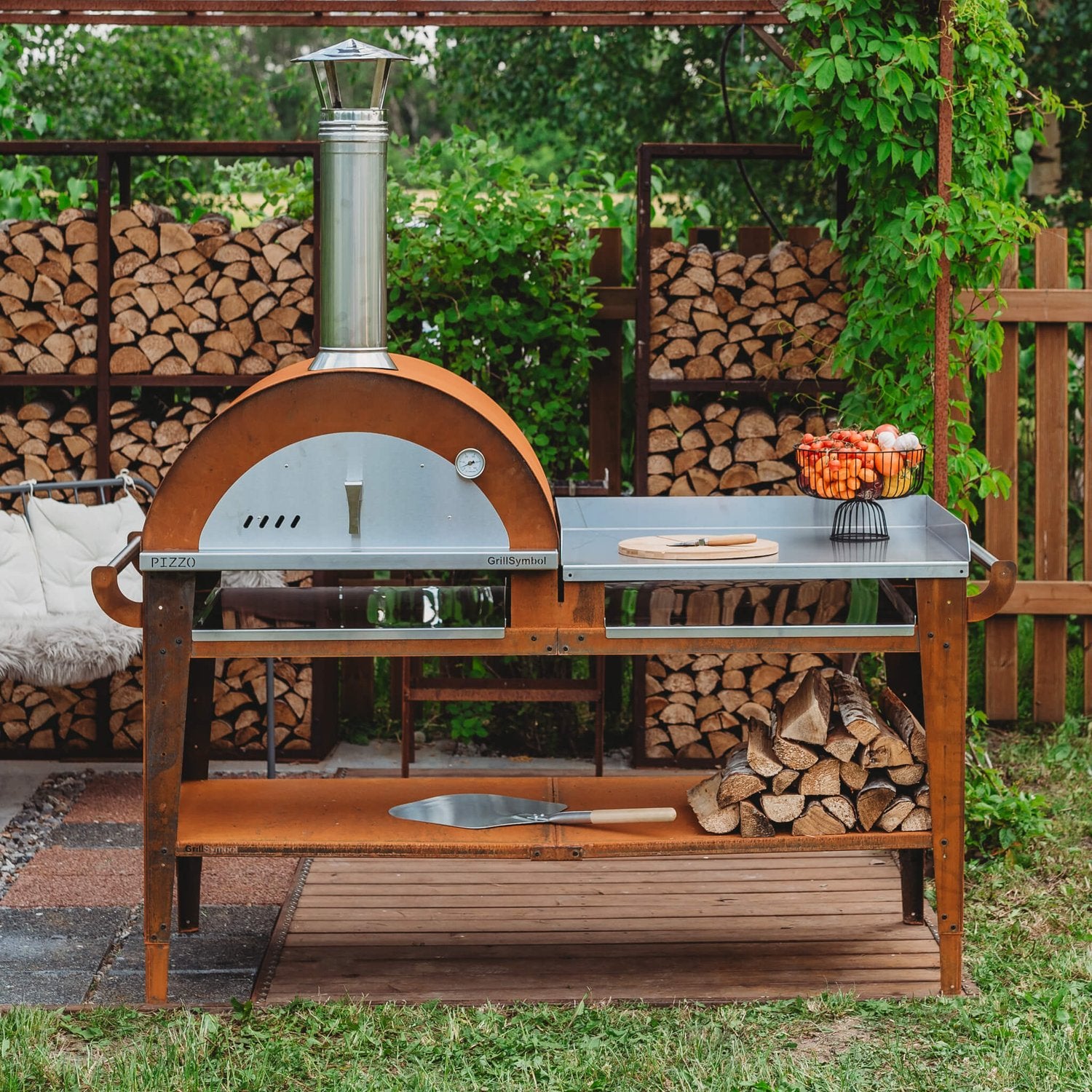 Pizzaugn med stor bord Pizzo-XL-set