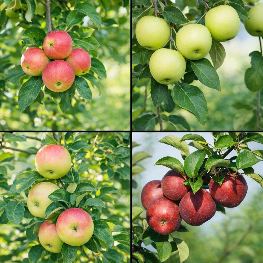 Familjeträd äpple Zon 5-6 (Malus domestica),  inkl. uppbindnings kit