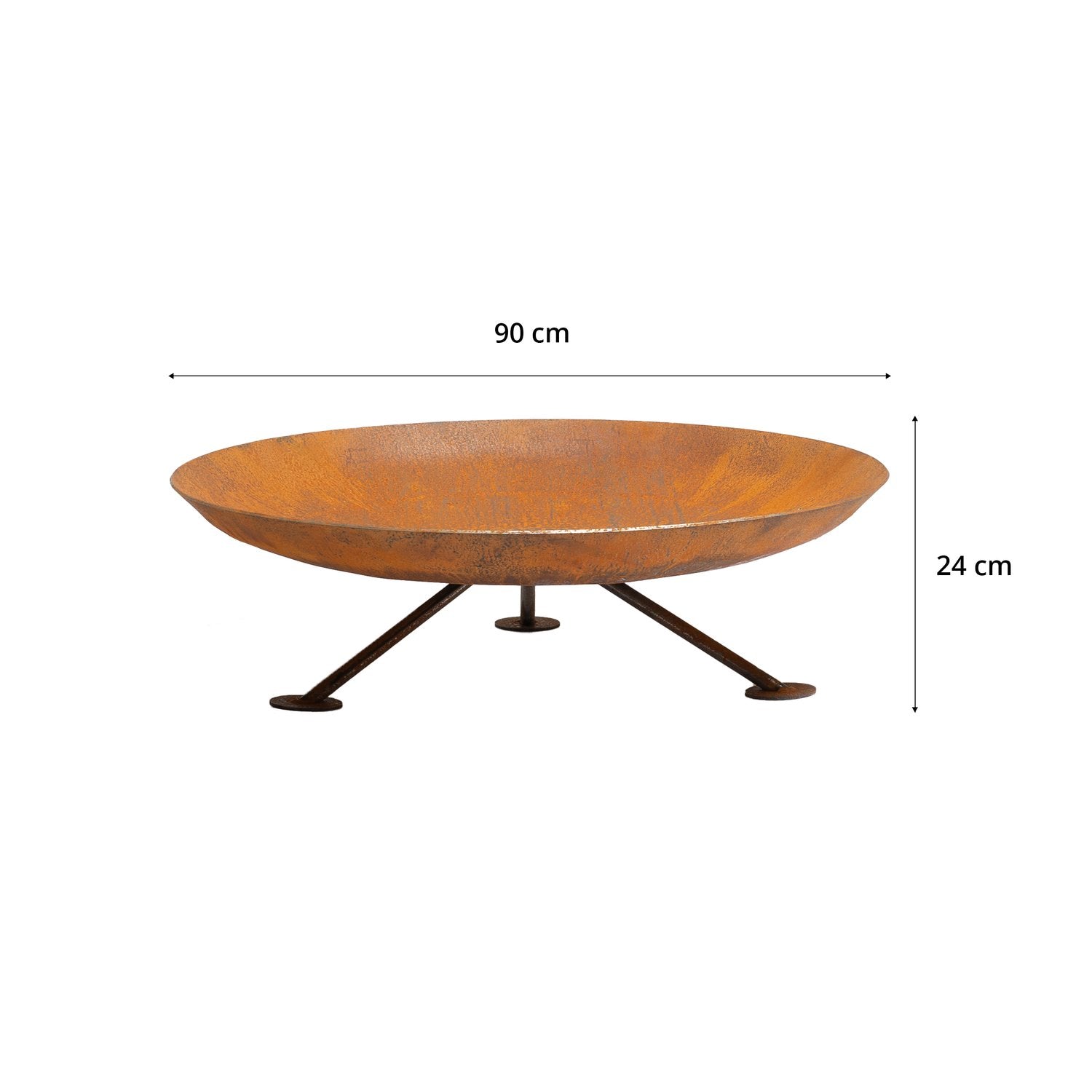 Eldstad utomhus Alta XL ø 90 cm