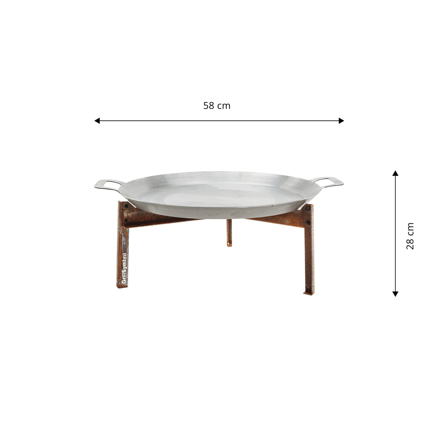 Utomhus stekhäll med ben Stark set, ø 58 cm