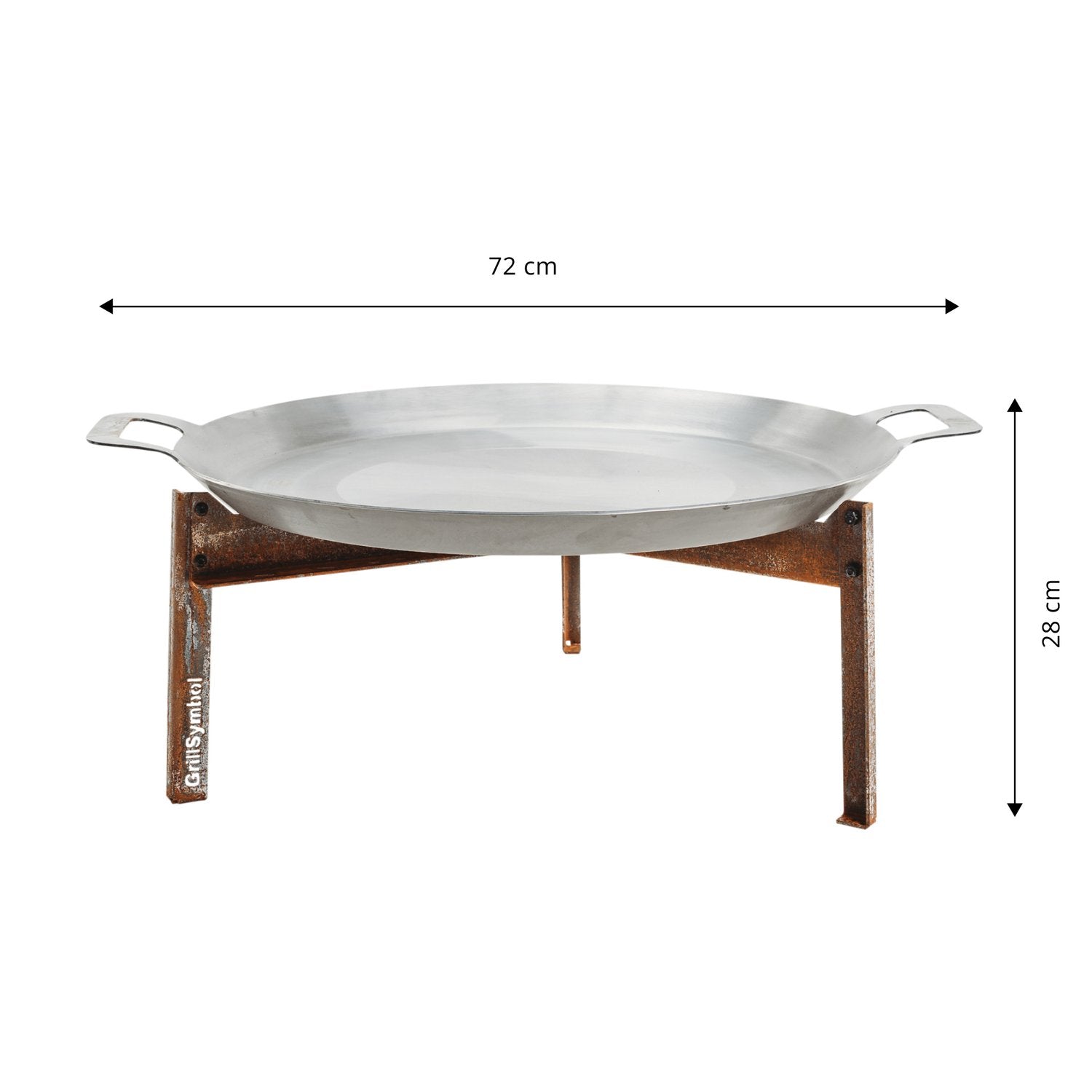 Utomhus stekhäll med ben Stark set, ø 72 cm