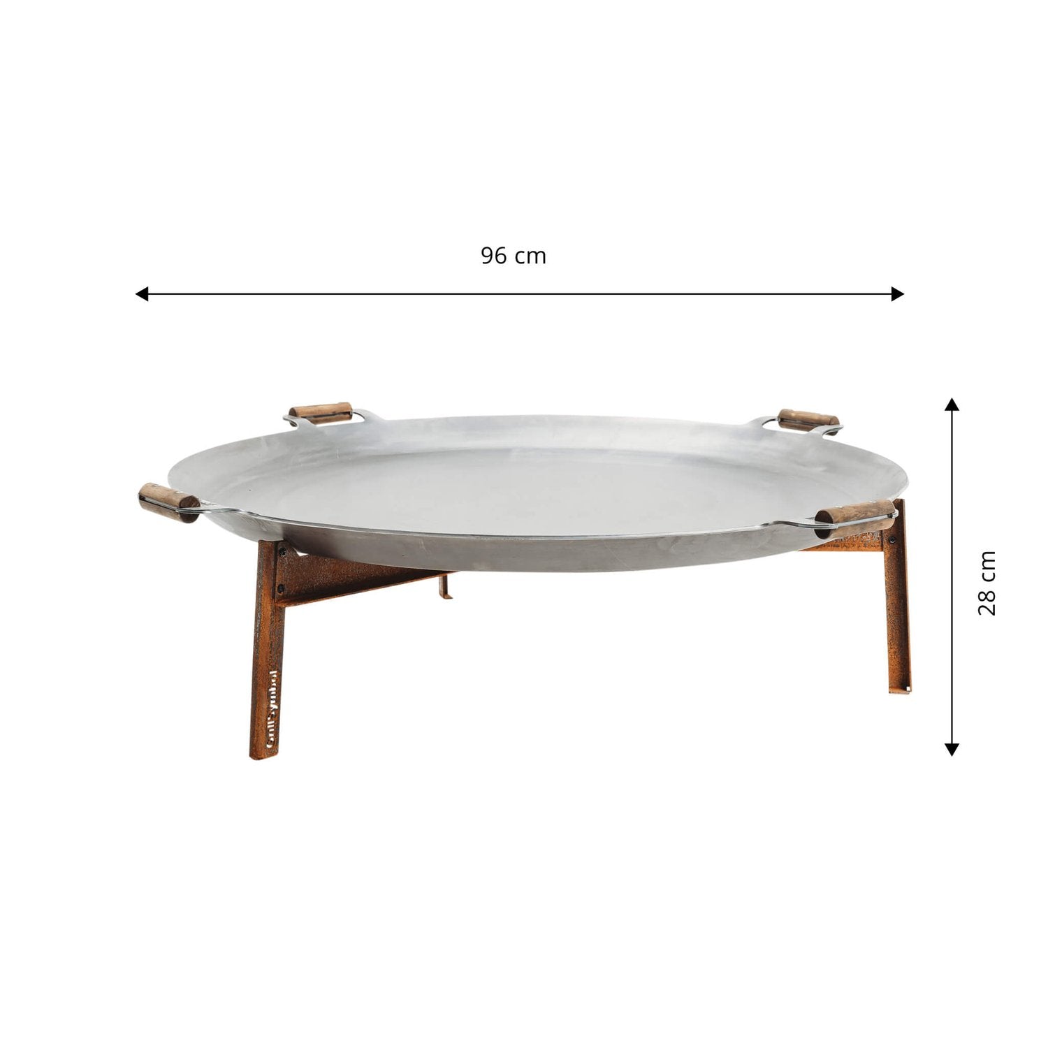 Utomhus stekhäll med ben Stark set, ø 96 cm