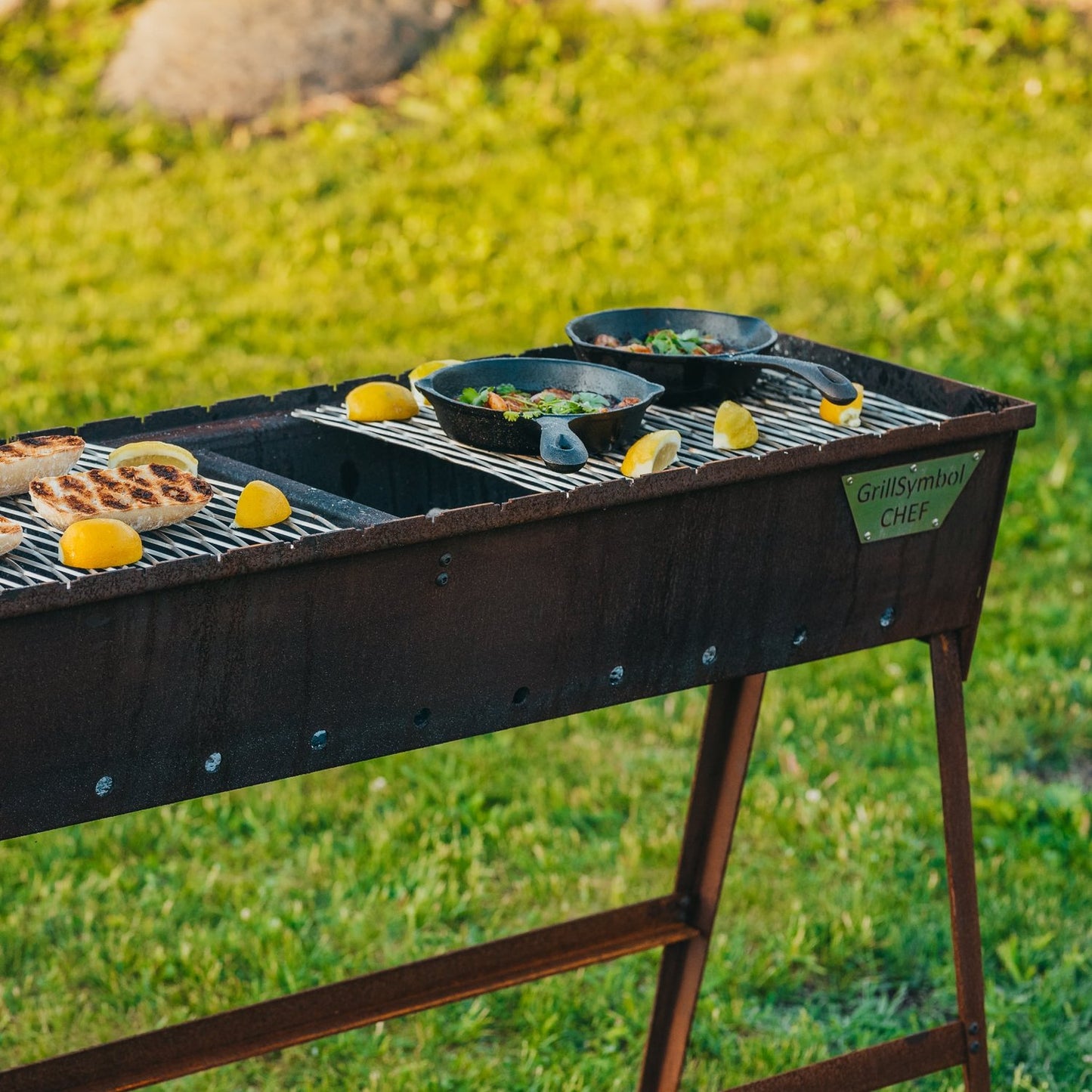 GrillSymbol kolgrill Naked Chef XL