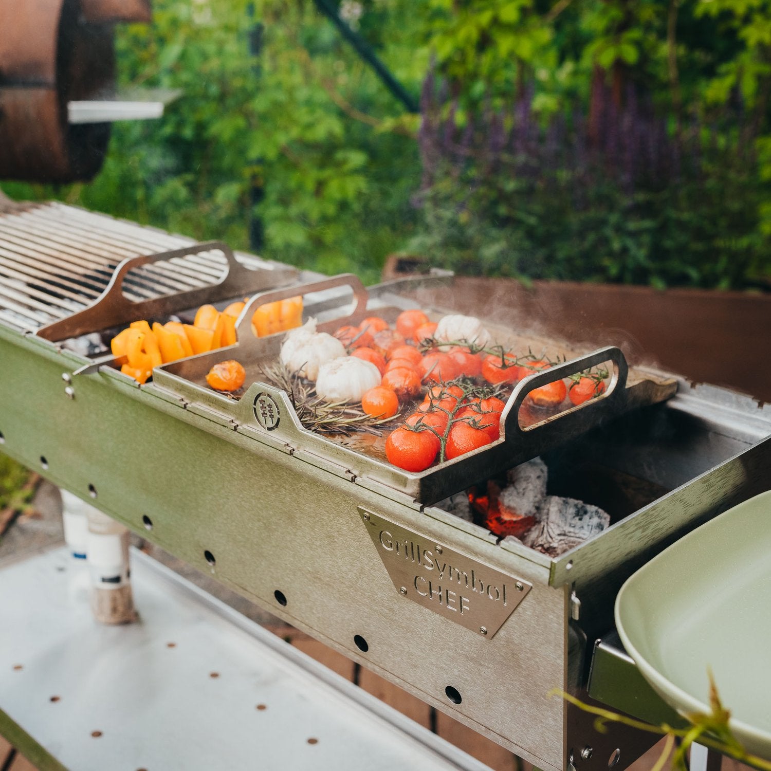 Kolgrill Naked Chef XL Silver