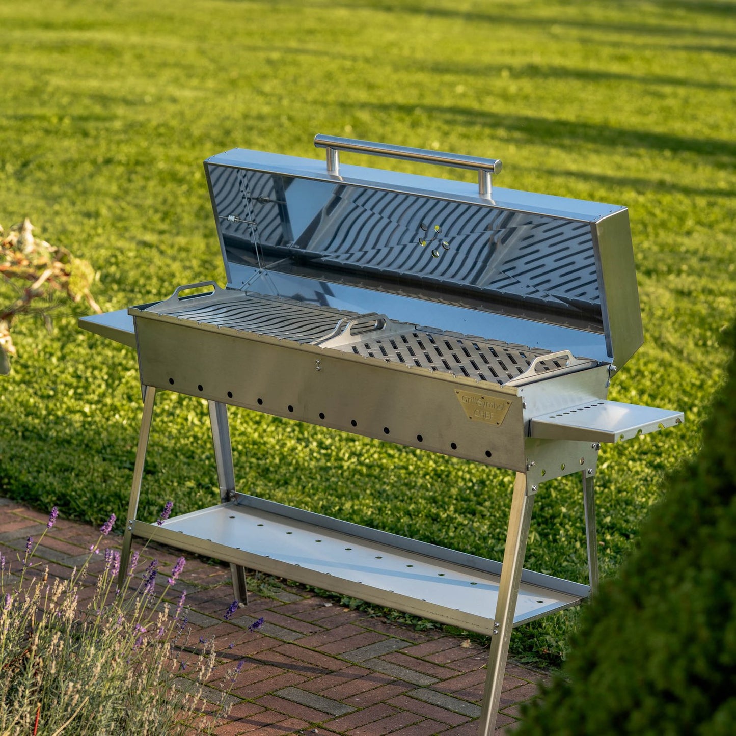 GrillSymbol kolgrill Chef XL Silver