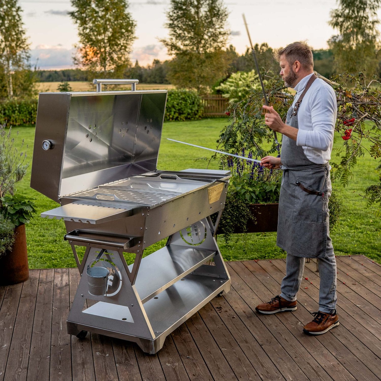 Kolgrill Chef XXL Silver