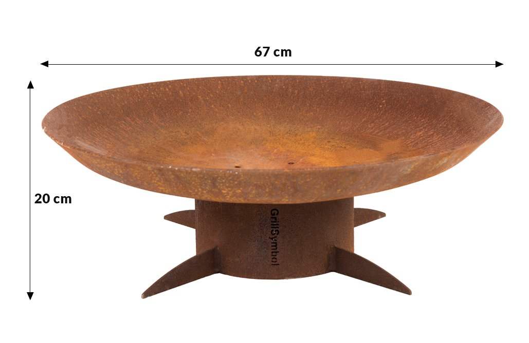 Eldstad utomhus Chiaro ø 67 cm