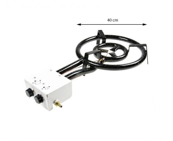Inomhus & utomhus gasolbrännare 13,5kw/ ø 40 cm