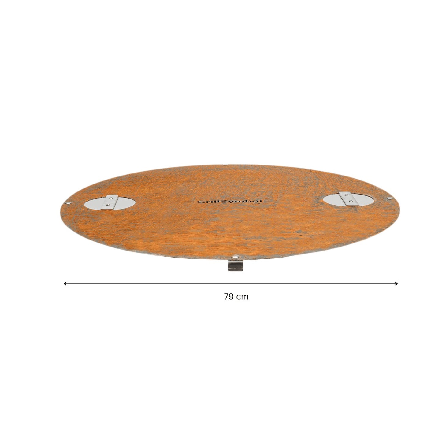 GrillSymbol lock för Luna eldstad I corten
