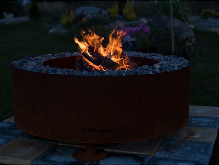 Eldstad utomhus Luna ø 119 cm