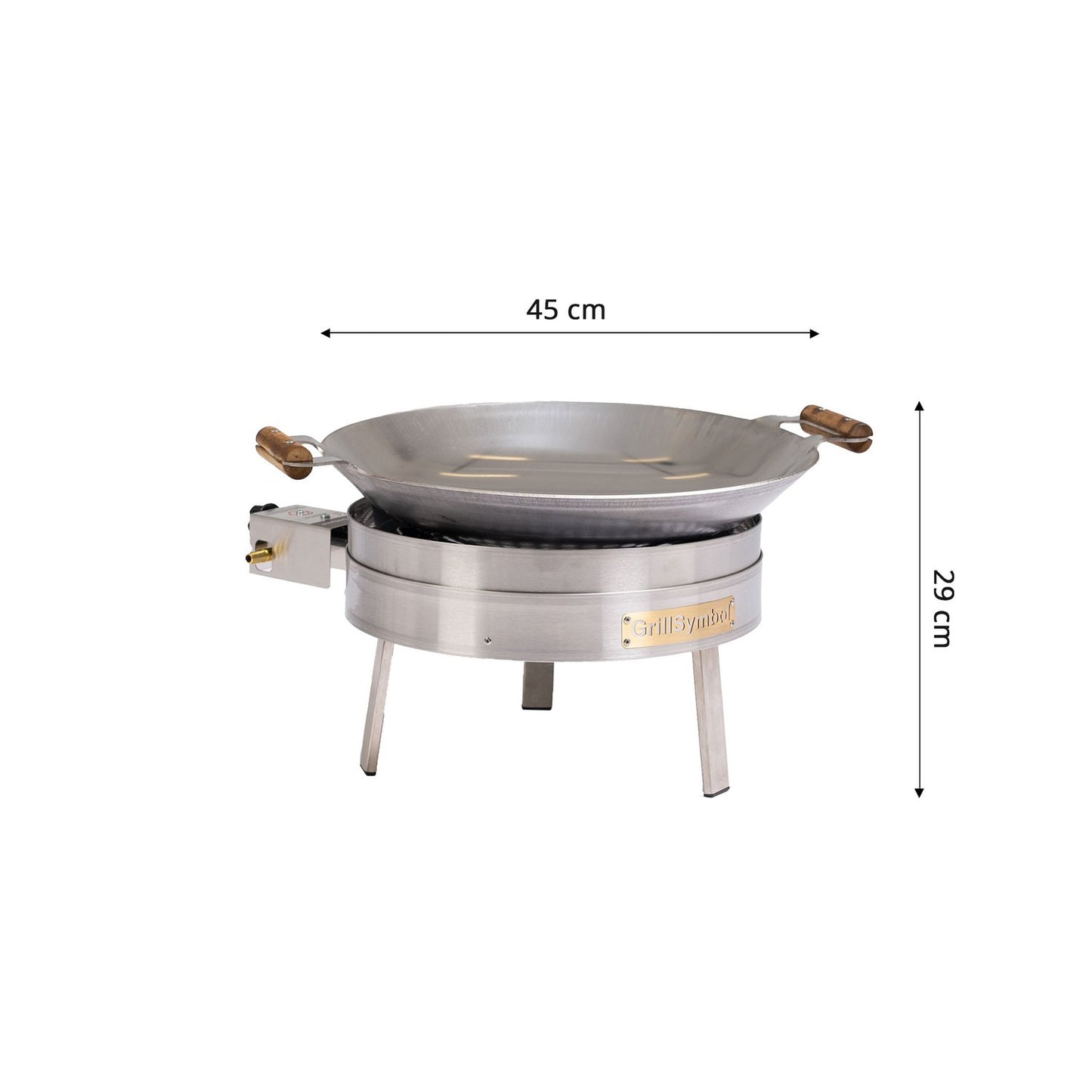 GrillSymbol gasol wok utomhus PRO-450, ø 45 cm