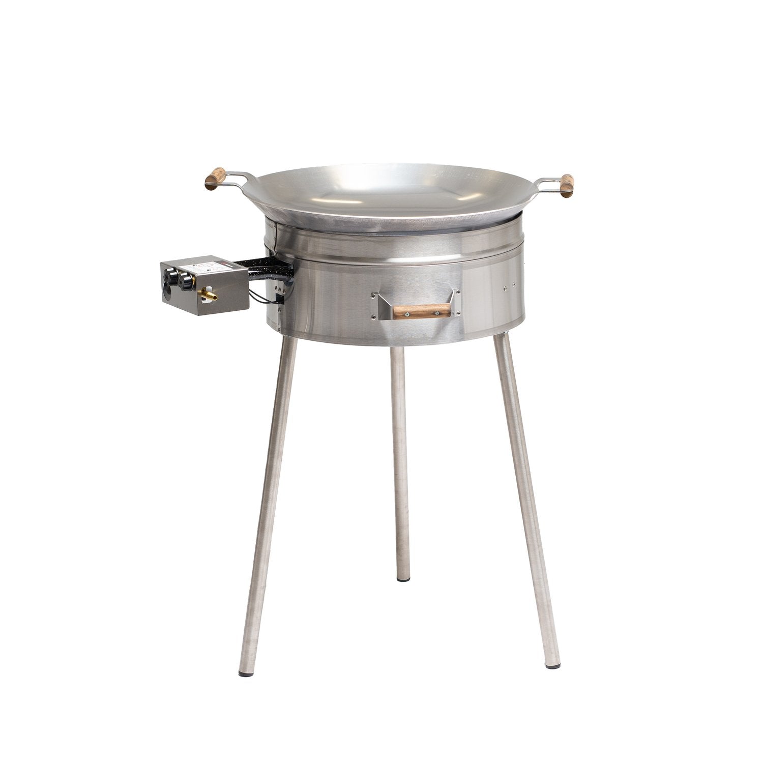 Gasol wok utomhus PRO-545 inox, ø 54 cm