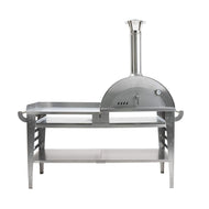 Pizzaugn med stor bord Pizzo-XL-set-inox