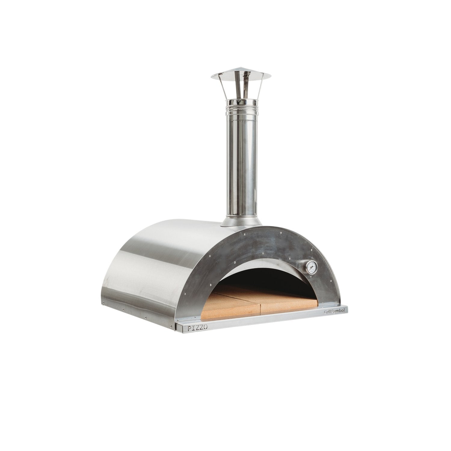 Vedeldad pizzaugn Pizzo-inox