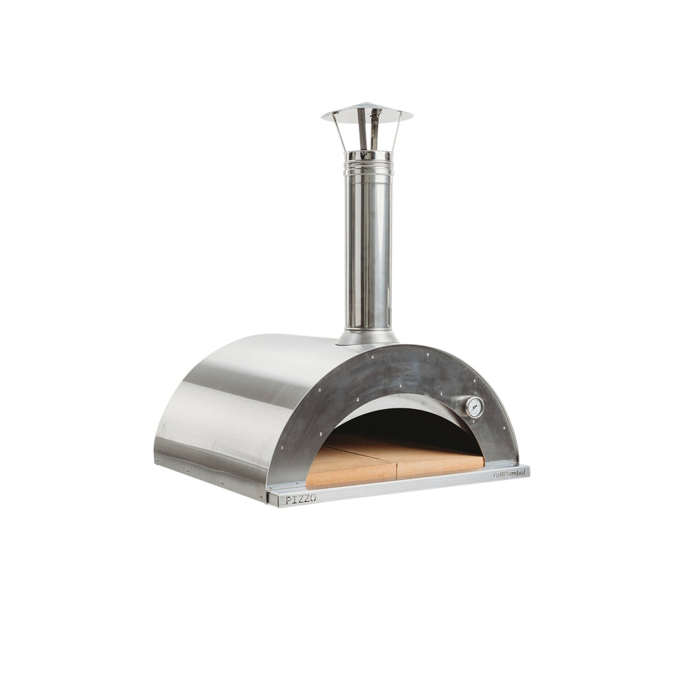 Vedeldad pizzaugn Pizzo-inox
