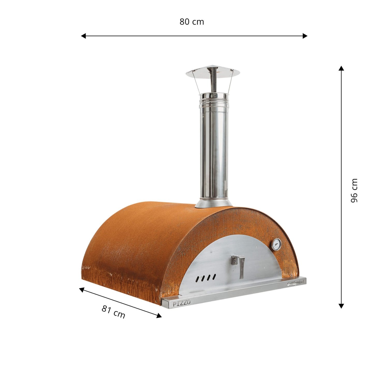 Vedeldad pizzaugn Pizzo