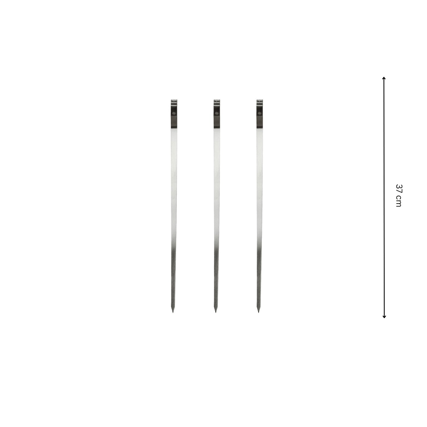 Grillspett 3 pc x 37 cm