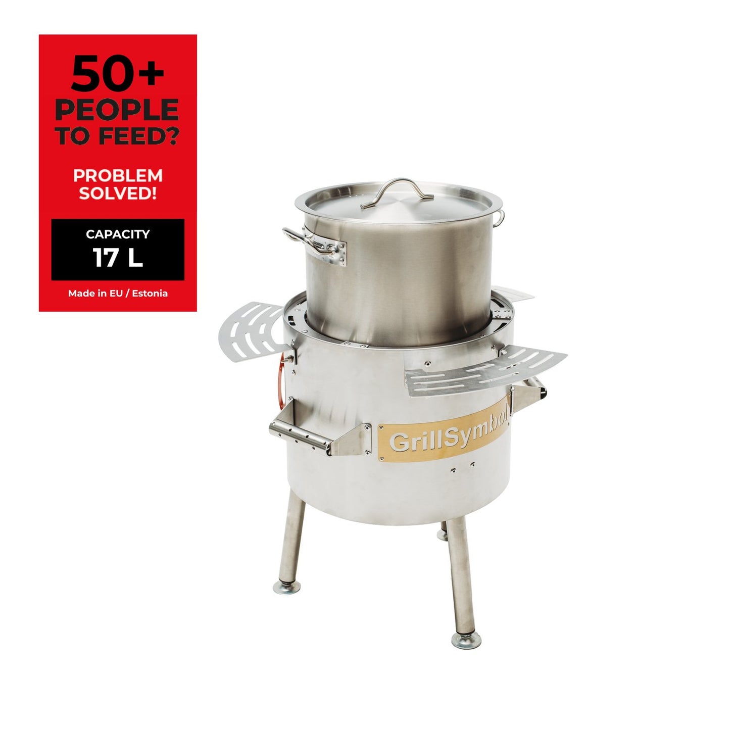GrillSymbol Soppstation med gasolbrännare 17 L