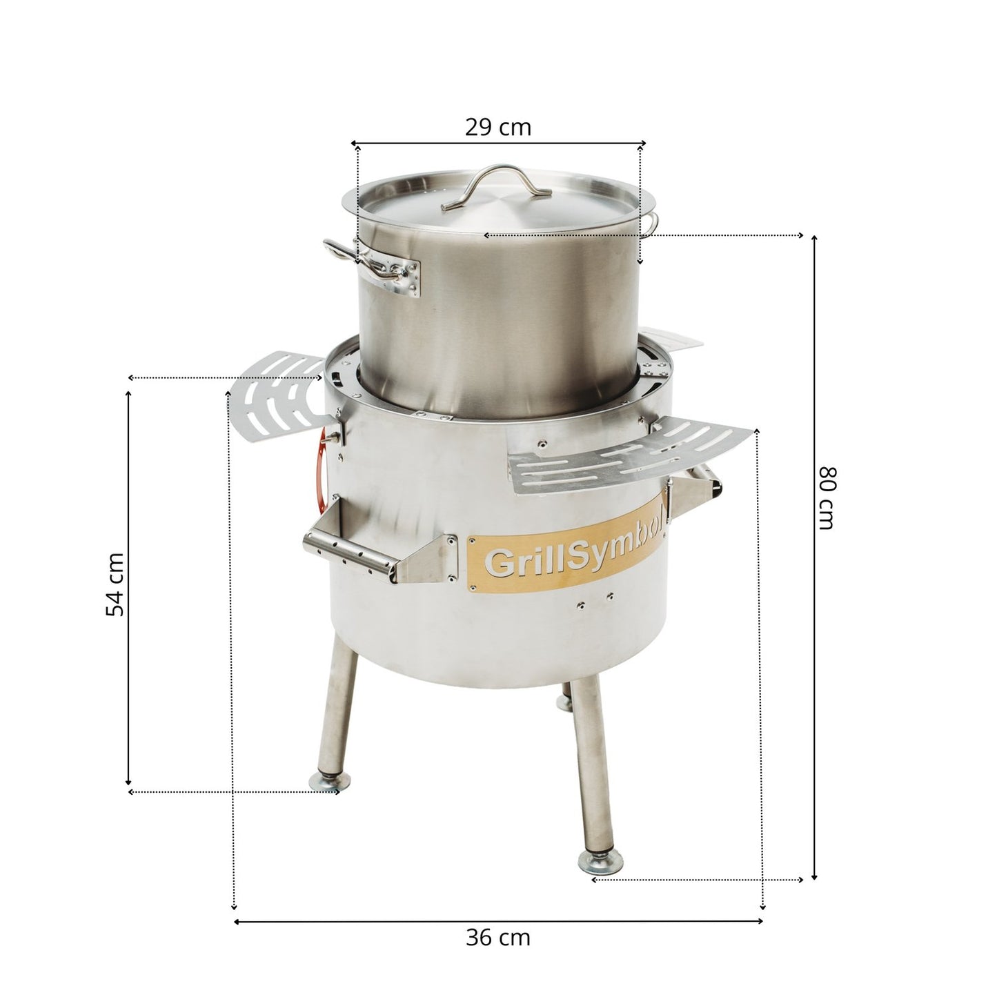 GrillSymbol Soppstation med gasolbrännare 17 L