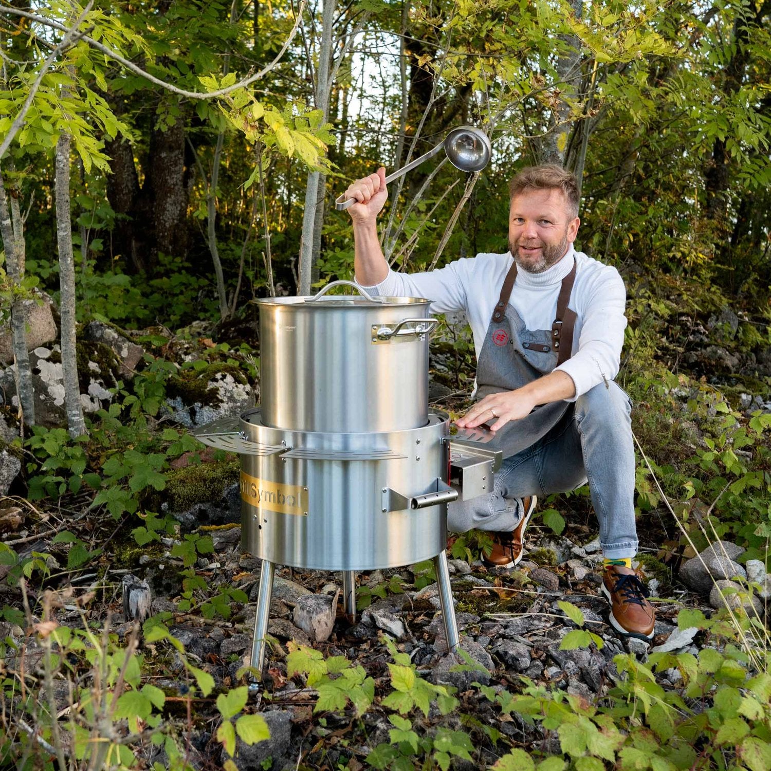 Soppstation med gasolbrännare 36 L