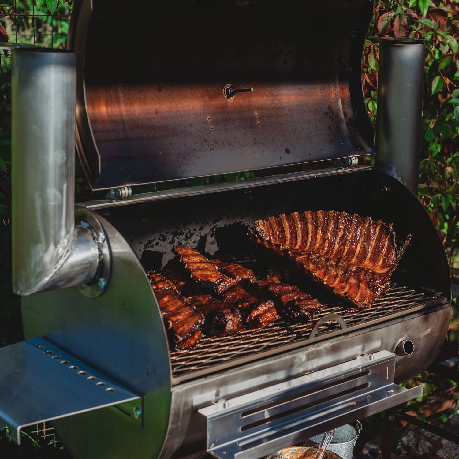 BBQ rökgrill Smoky Beast Silver