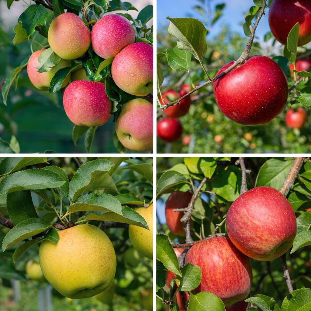 Familjeträd äpple Zon 1-4 (Malus domestica),  inkl. uppbindnings kit